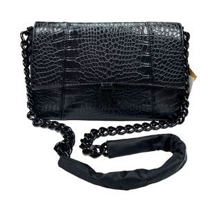 Steve Madden Balessa Faux Leather Shoulder Bag - 6.5”H x 11.5”W x 4”D